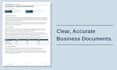 proofread and lightly edit your business documents