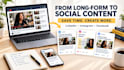 create a social media content calendar with engaging posts