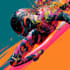 a sci fi character illustration or sci fi character