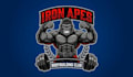 make new style bodybuilding mascot logo design