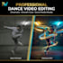 edit professional dance videos with smooth transitions and effects