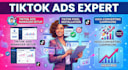 setup tiktok ads manager, tiktok pixel, and run high converting ad campaigns