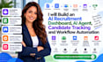 build ai recruitment dashboard ai agent candidate tracking workflow automation