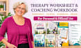 design therapy worksheet, design coaching workbook self help ebook design