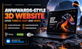 create 3d website, 3d landing page, 3d crypto website