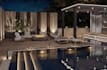 do outdoor landscape and pool lighting design with 3d visualization