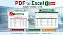 convert PDF to excel