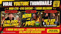 design viral 3d mrbeast style youtube thumbnail