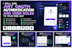 add jwt oauth authentication and user roles to your web app