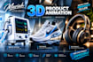 cgi 3d product animation video 3d render industrial animation 3d model cinema 4d