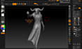 create a detailed 3d character sculpt in zbrush