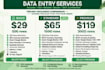 do data entry excel cleanup and pdf to excel conversion