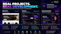 build a modern responsive full stack website