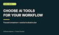 help plan your mvp or choose ai tools for one workflow