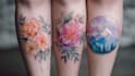 create a watercolor tattoo design