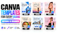 create a canva brand kit and social media templates