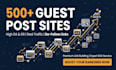 do guest posting on high da news and tech sites