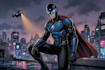 do a superhero comic illustration
