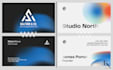 design modern business cards and print ready brand asset