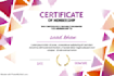design professional award, diploma, completion certificate