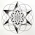 draw a geometric fine line graphic tattoo design