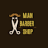 design a premium minimalist barber shop logo