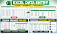 do excel data entry, formatting and spreadsheet cleanup