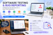 test your website or app and provide detailed bug reports