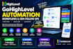 build gohighlevel automation workflows and CRM follow ups