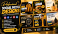 design  social media posts and youtube thumbnails
