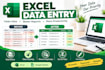 do excel data entry, spreadsheet cleanup and formatting