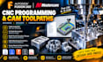 do cnc programming, g code, cam toolpaths and cnc machining using fusion 360