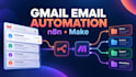 automate gmail email sorting with n8n or make