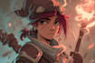 draw a cute anime character illustration