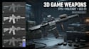 create 3d weapon game asset, sci fi weapon, 3d low poly weapon, 3d gun model