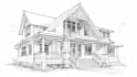 draw digital architectural sketches and illustrations