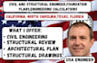 do civil and structural engineer,foundation plans,engineering calculation in USA