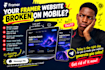 fix your framer website mobile responsiveness, layout, speed and design issues