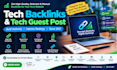 deliver premium tech backlinks through tech guest post