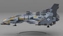create custom hard surface 3d spaceship models and unity sci fi game assets