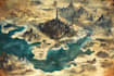 illustration fantasy map illustration