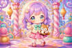 draw cute anime chibi character illustration