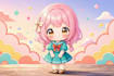 make cute custom anime chibi illustrations