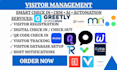 setup visitor management, check in, CRM and ai automation system