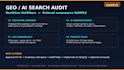 do a GEO audit for chatgpt and ai search