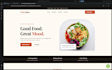 build a responsive website in HTML CSS javascript and python