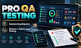test ai apps, tools, saas websites, and mobile apps with manual QA testing
