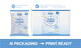 convert ai packaging, ai generated packaging design into vector print ready file