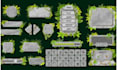 create  pixel game ui, icons, hub design rpg menu 2d retro interface, rpg ui kit