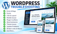 fix website errors, bugs, forms, CSS and responsive issues